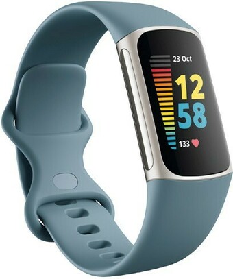 Officeworks Fitbit Charge 5 Fitness Tracker - Blue offer