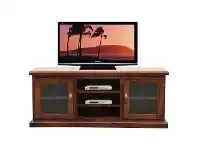 LivingStyles Spring New Zealand Pine Timber 2 Door TV Unit, 154cm offer