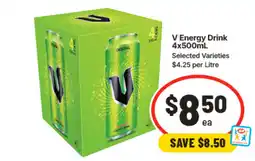 IGA V Energy Drink offer