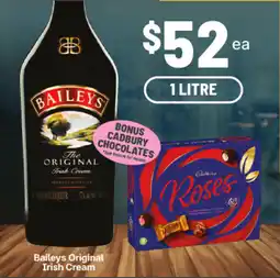 IGA Baileys Original Irish Cream offer