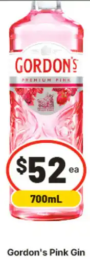 IGA Gordons Pink Gin offer