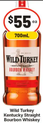 IGA Wild Turkey Kentucky Straight Bourbon Whiskey offer