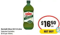 IGA Bertolli Olive Oil offer