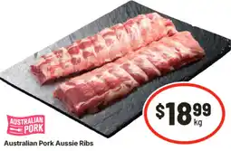 IGA Australian Pork Aussie Ribs offer