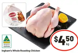 IGA Inghams Whole Roasting Chicken offer