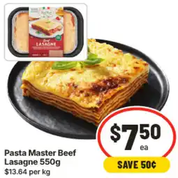 IGA Pasta Master Beef Lasagne offer