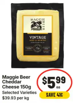 IGA Maggie Beer Cheddar Cheese offer