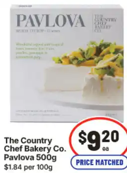 IGA The Country Chef Bakery Co Pavlova offer