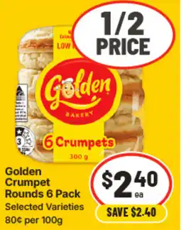 IGA Golden Crumpet Rounds offer