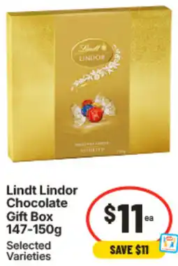 IGA Lindt Lindor Chocolate Gift Box offer