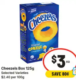 IGA Cheezels Box offer