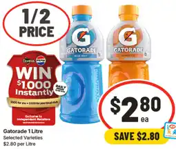 IGA Gatorade offer