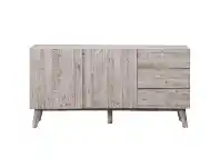 LivingStyles Summit Acacia Timber 2 Door 3 Drawer Buffet Table, 160cm offer