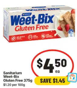 IGA Sanitarium Weet Bix Gluten Free offer