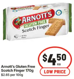IGA Arnotts Gluten Free Scotch Finger offer