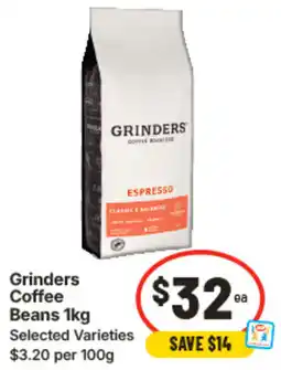 IGA Grinders Coffee Beans offer