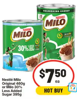 IGA Nestlé Milo Original or Milo 30% Less Added Sugar offer
