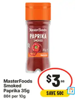 IGA MasterFoods Smoked Paprika offer