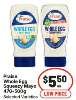 IGA Praise Whole Egg Squeezy Mayo offer