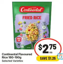 IGA Continental Flavoured Rice offer