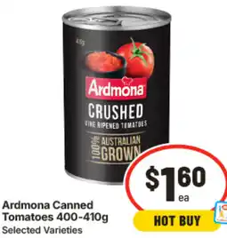 IGA Ardmona Canned Tomatoes offer