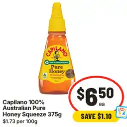 IGA Capilano 100% Australian Pure Pure Honey Squeeze offer