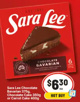 IGA Sara Lee Chocolate Bavarian Chocolate Cake offer