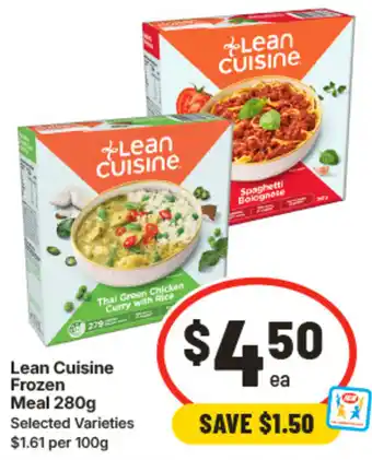 IGA Lean Cuisine Frozen Meal offer