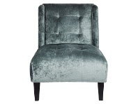 LivingStyles Duchess Fabric Lounge Chair, Dark Seafoam offer