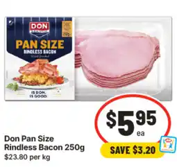 IGA Don Pan Size Rindless Bacon offer