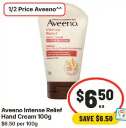 IGA Aveeno Intense Relief Hand Cream offer