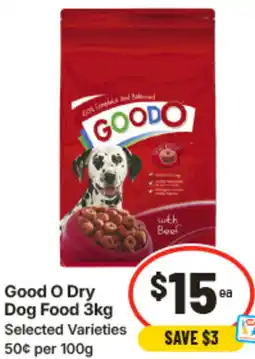 IGA Good O Dry Dog Food offer
