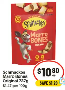 IGA Schmackos Marro Bones Original offer
