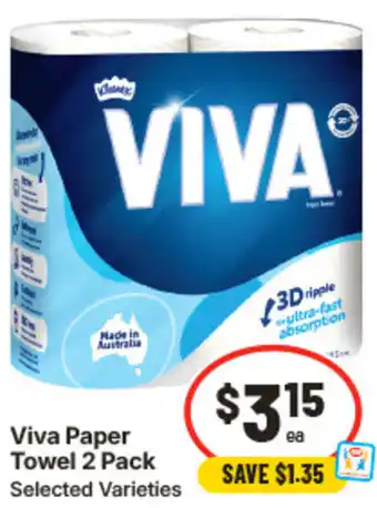 IGA Viva Paper Towel offer