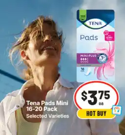 IGA Tena Pads Mini offer