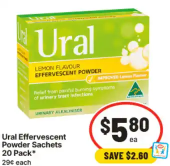 IGA Ural Effervescent Powder Sachets offer