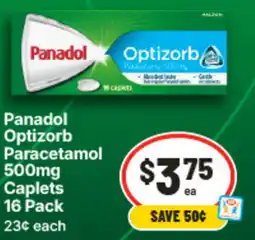 IGA Panadol Optizorb Paracetamol Caplets offer