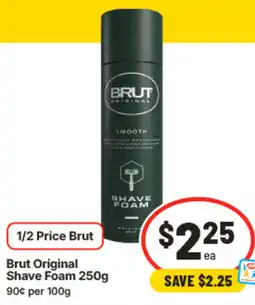IGA Brut Original Shave Foam offer