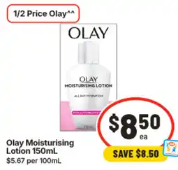 IGA Olay Moisturising Lotion offer