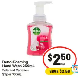 IGA Dettol Foaming Hand Wash offer