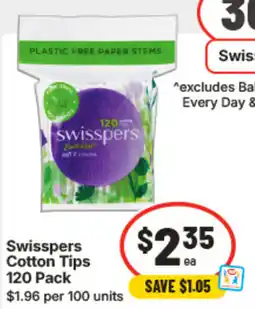 IGA Swisspers Cotton Tips offer