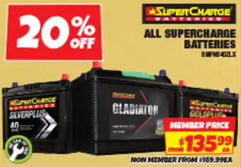 All supercharge batteries