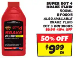 Autobarn Super dot 4 brake fluid offer