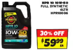 Autobarn Hpr 10 10w-50 full synthetic offer