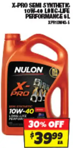 Autobarn X-pro semi synthetic 10w-40 long-lif performance offer