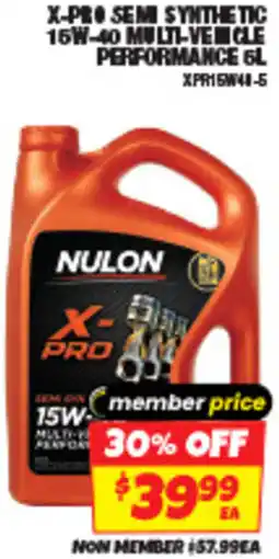 Autobarn X-pro sem synthetic 15w-40 multi-ve cle performance offer