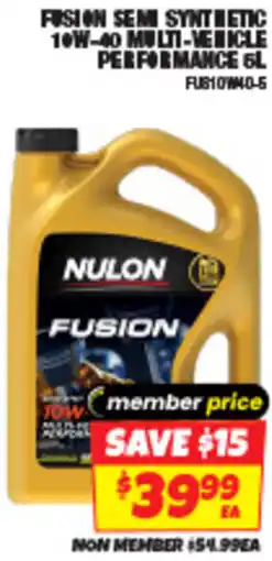 Autobarn Fusion semi synthetic 10w-40 multi-vehicle performance offer