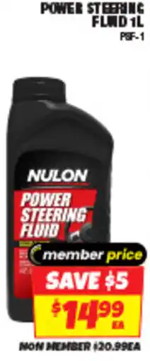 Autobarn Power steering flad offer