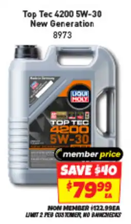 Autobarn Top Tec 4200 5W-30 New Generation offer