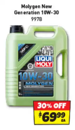 Autobarn Molygen New Generation 10W-30 offer